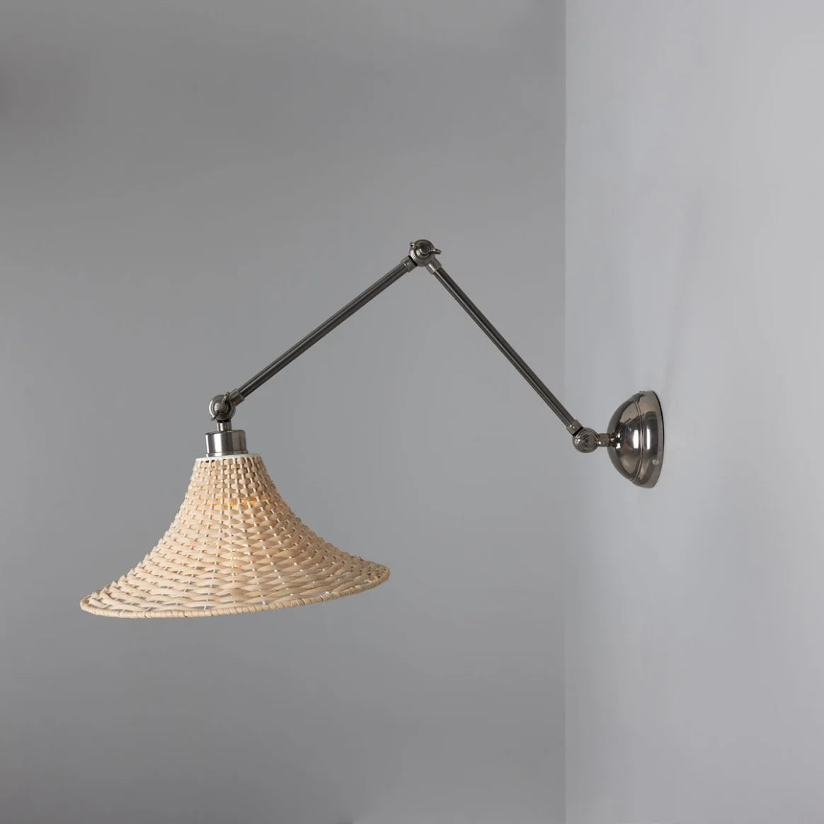 Savannah Rattan Large Wall Light