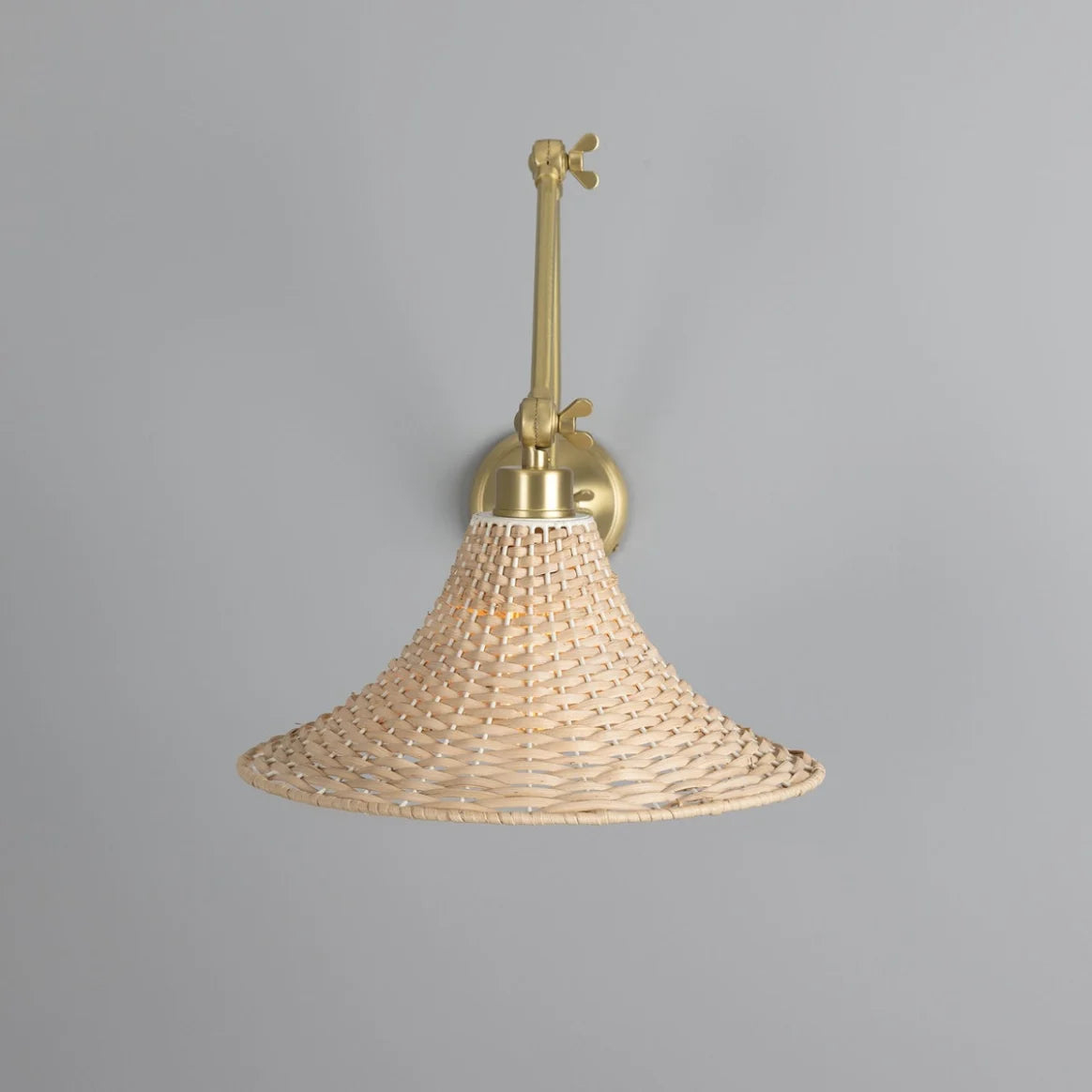 Savannah Rattan Large Wall Light