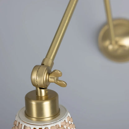 Savannah Rattan Large Wall Light