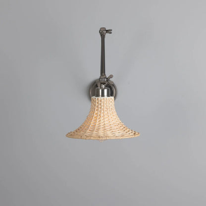 Savannah Rattan Small Wall Light