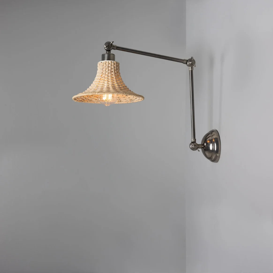 Savannah Rattan Small Wall Light