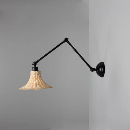 Savannah Rattan Small Wall Light