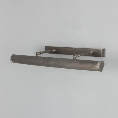 Cambridge Adjustable Reeded Brass Picture Light IP20