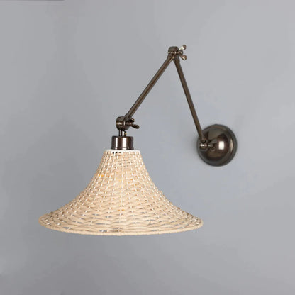 Savannah Rattan Large Wall Light