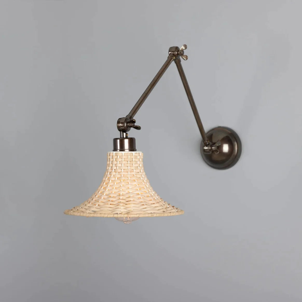 Savannah Rattan Small Wall Light