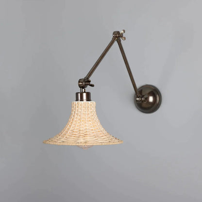 Savannah Rattan Small Wall Light